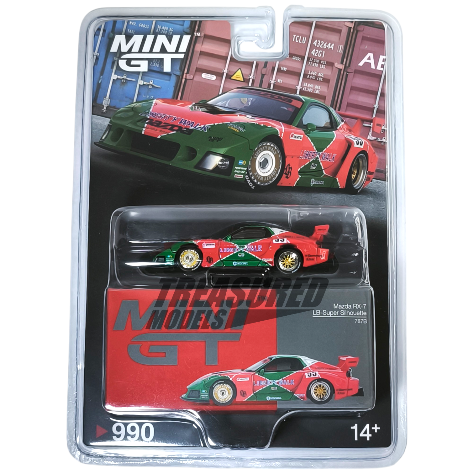 MINI GT MAZDA RX-7 LB Silhouette チェイス In Stock) Mini GT #773 #41 1/64 Mazda RX-7 LB-Super