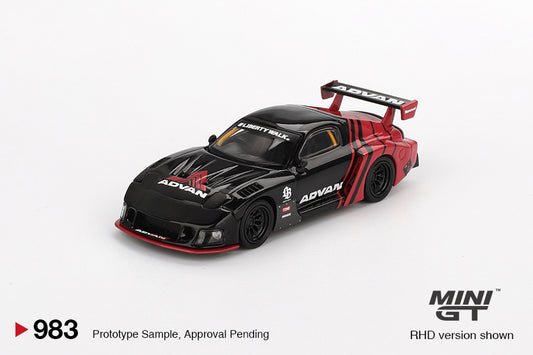Mini GT Mazda RX-7 LB-Super Silhouette Advan MGT00983 1/64 Die Cast