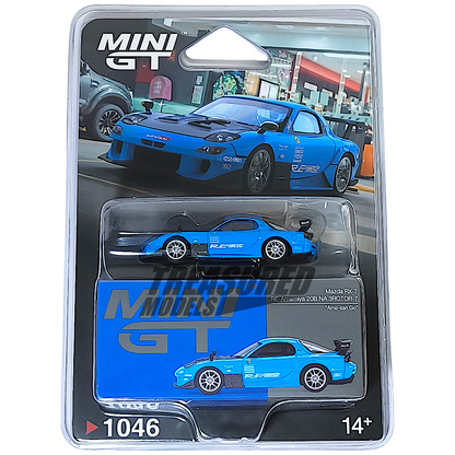 Mini GT Mazda RX-7 RE-Amemiya 20B NA 3ROTOR-7 “Ama-san Go” Blister Packaging MGT01046 1/64 Die Cast