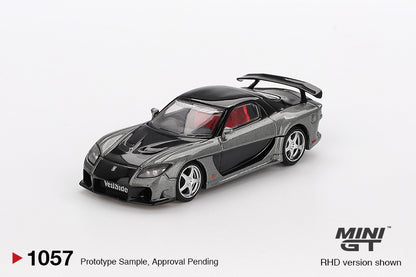 Mini GT Mazda RX-7 VeilSide Fortune Grey MGT01057 1/64 Die Cast