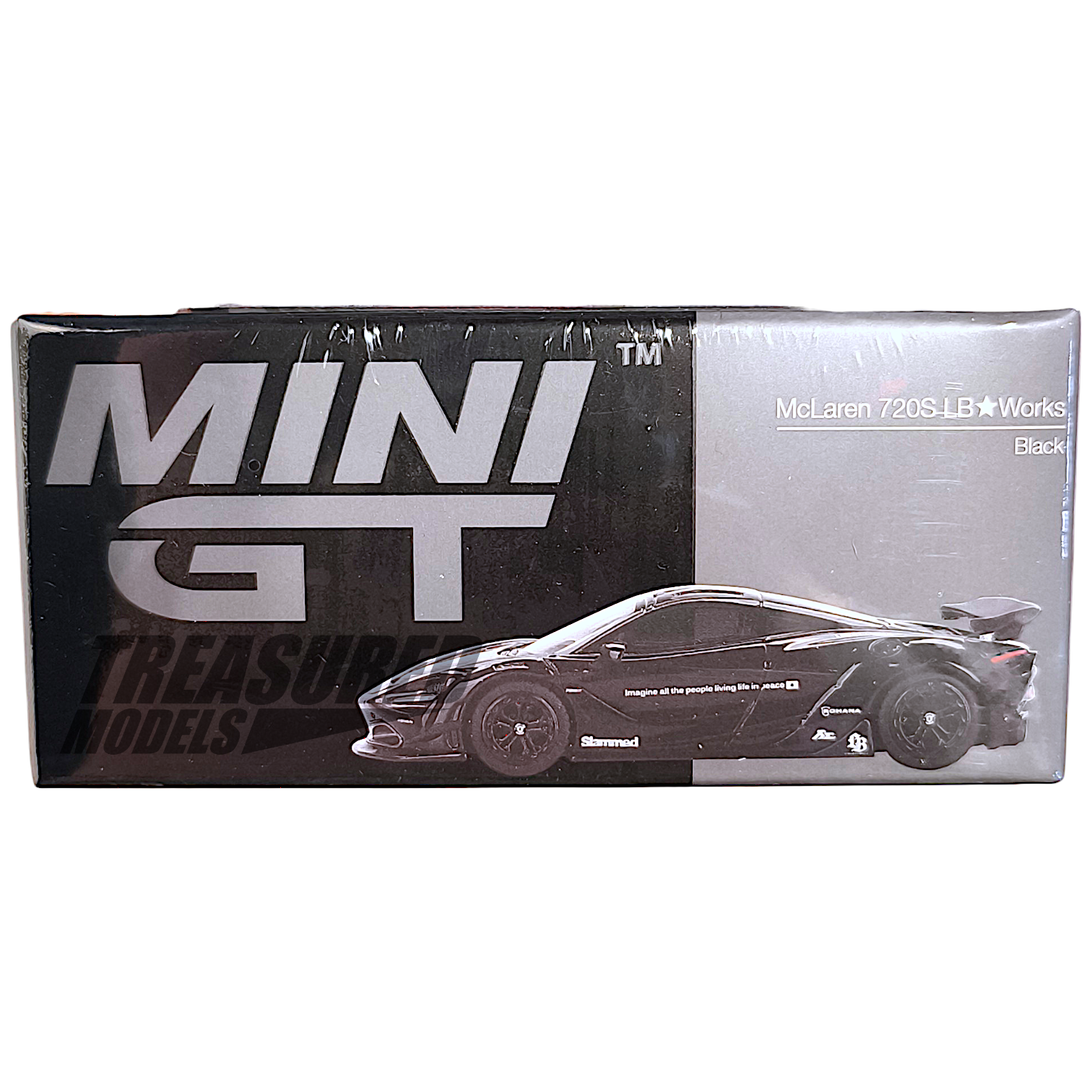 Mini GT McLaren 720S LB Works Black MGT00777 1/64 Diecast