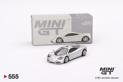 Mini GT McLaren F1 Magnesium Silver MGT00555 1/64 Die Cast