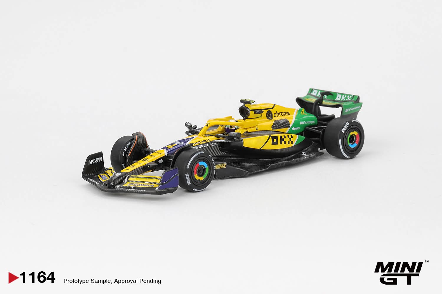 Mini GT McLaren MCL38 #4 Lando Norris 2024 F1 2024 Monaco GP MGT01164 1/64 Diecast