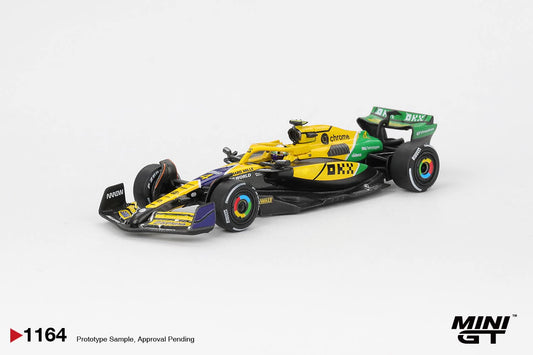 Mini GT McLaren MCL38 #4 Lando Norris 2024 F1 2024 Monaco GP MGT01164 1/64 Diecast