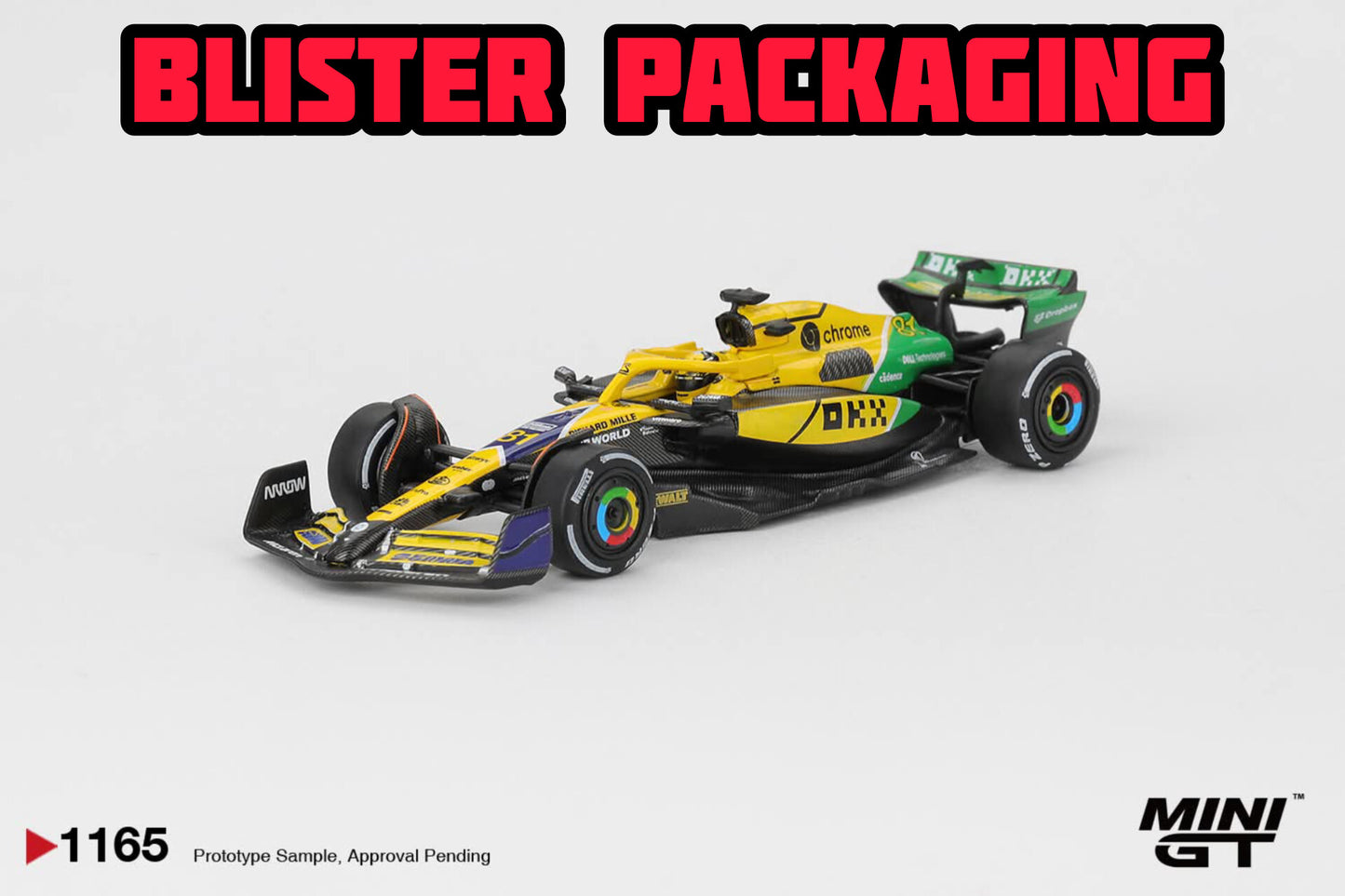 Mini GT McLaren MCL38 #81 Oscar Piastri 2024 F12024 Monaco GP 2nd Place Blister Packaging MGT01165 1/64 Diecast