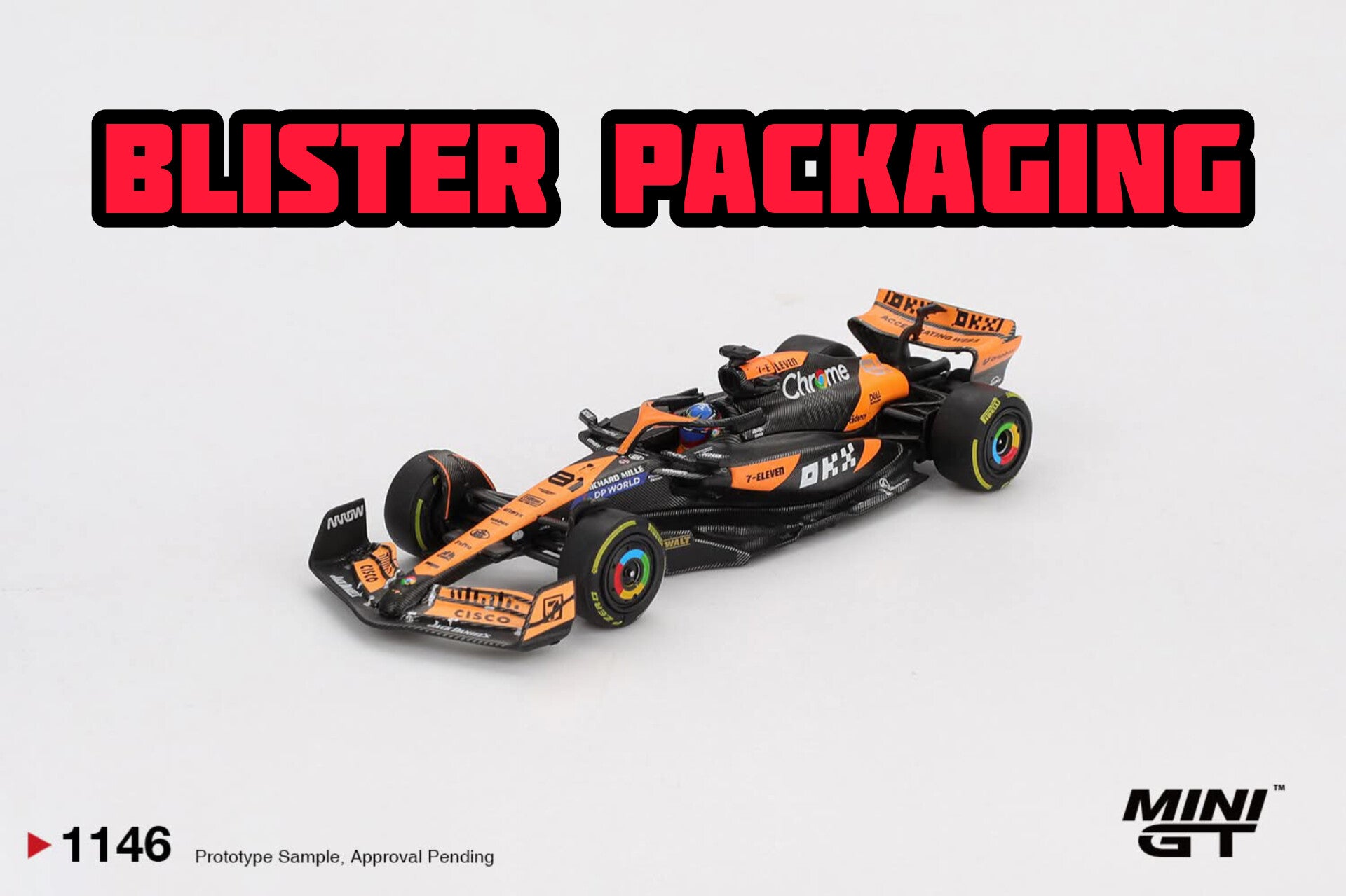 Pre-Order* Mini GT McLaren MCL38 #81 Oscar Piastri 2024 F1 2024