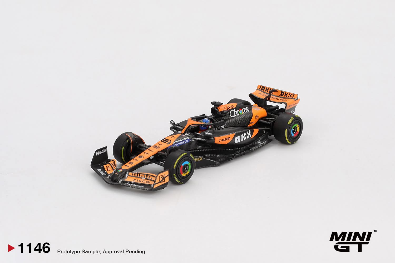 Mini GT McLaren MCL38 #81 Oscar Piastri 2024 F1 2024 Hungarian GP Winner MGT01146 1/64 Diecast