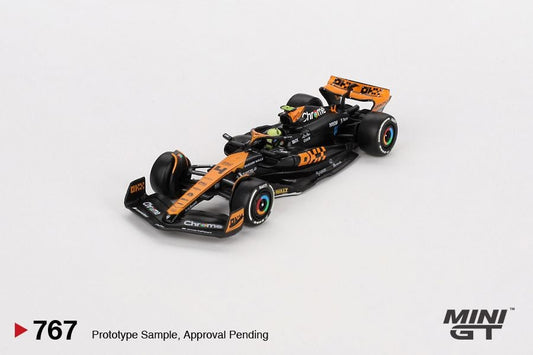Mini GT McLaren MCL60 #4 Lando Norris 2023 F1 2023 Japanese GP - 2nd Place MGT00767 1/64 Die Cast