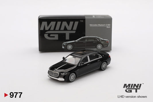 Mini GT Mercedes-Maybach S 680 Black MGT00977 1/64 Diecast