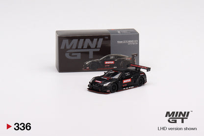 Mini GT Nissan GT-R NISMO GT3 2018 Test Car MGT00336 1/64 Die Cast