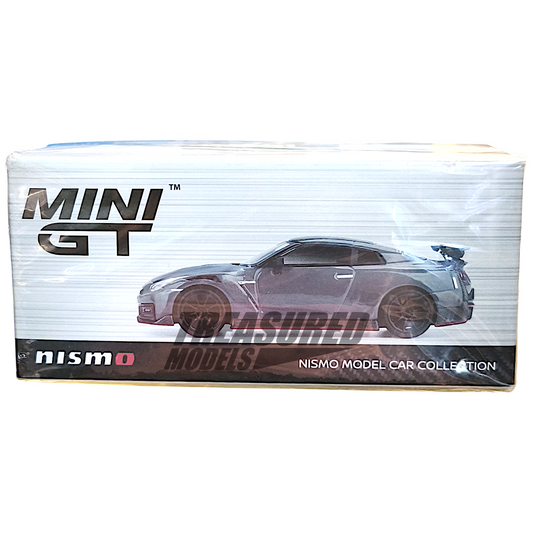 Mini GT Nissan GT-R Nismo 2024 Gray Nismo Exclusive KWAMOZ3001 1/64 Diecast