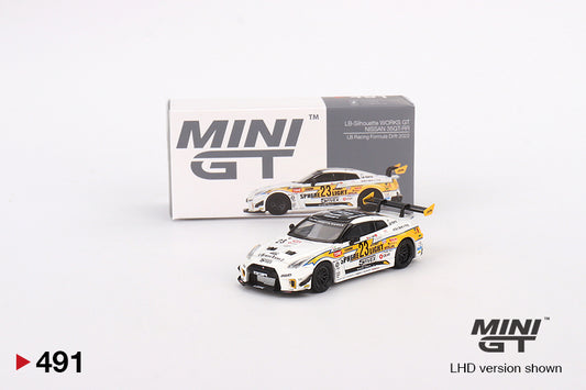 Mini GT Nissan LB-Silhouette WORKS GT 35GT-RR Ver.2 LB Racing Formula Drift 2022 MGT00491 1/64 Die Cast