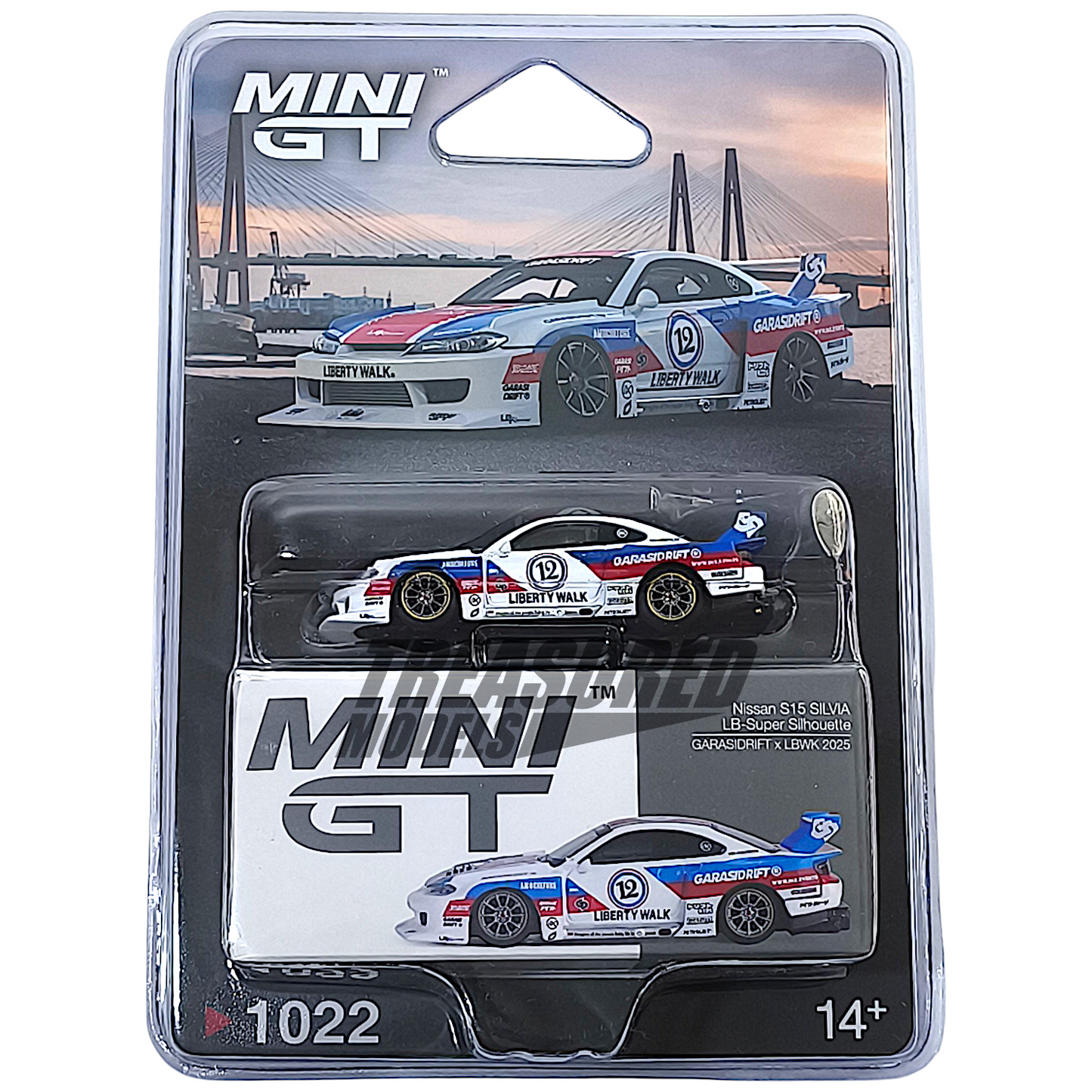 Mini GT Nissan LB-Super Silhouette S15 SILVIA GARASIDRIFT x