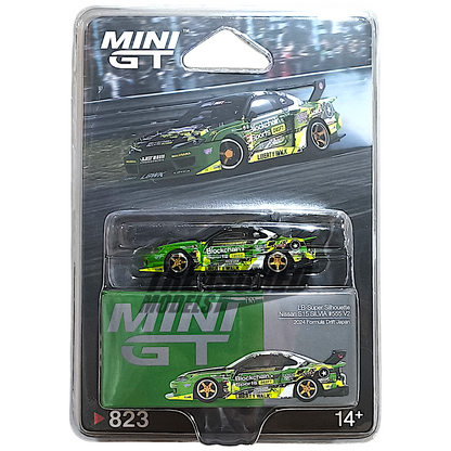 Mini GT Nissan LB-Super Silhouette S15 Silvia 555 V2 2024 Formula Drift Japan Blister Packaging MGT00823 1/64 Diecast