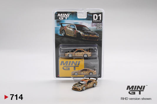 Mini GT Nissan Silvia S15 Top Secret D1GP MGT00714 1/64 Die Cast