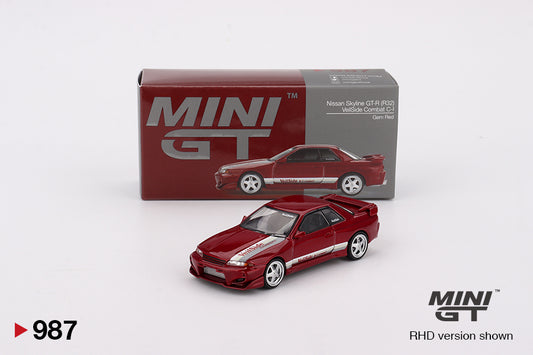 Mini GT Nissan Skyline GT-R (R32) VeilSide Combat C-I Gem Red MGT00987 1/64 Die Cast
