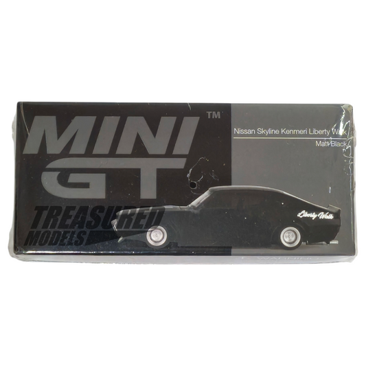 Mini GT Nissan Skyline Kenmeri Liberty Walk Matt Black MGT00655 1/64 Die Cast