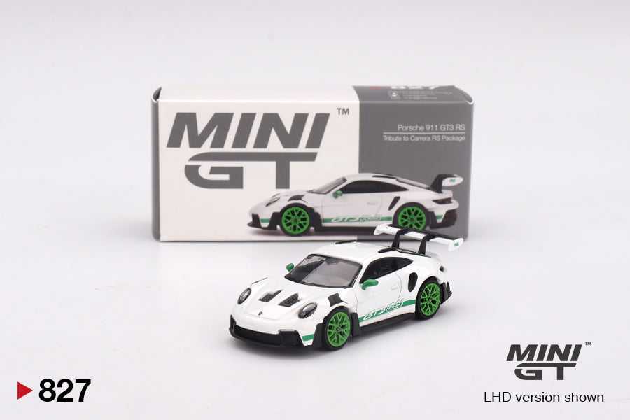 Mini GT Porsche 911 992 GT3 RS Tribute to Carrera RS Package MGT00827 1/64 Die Cast