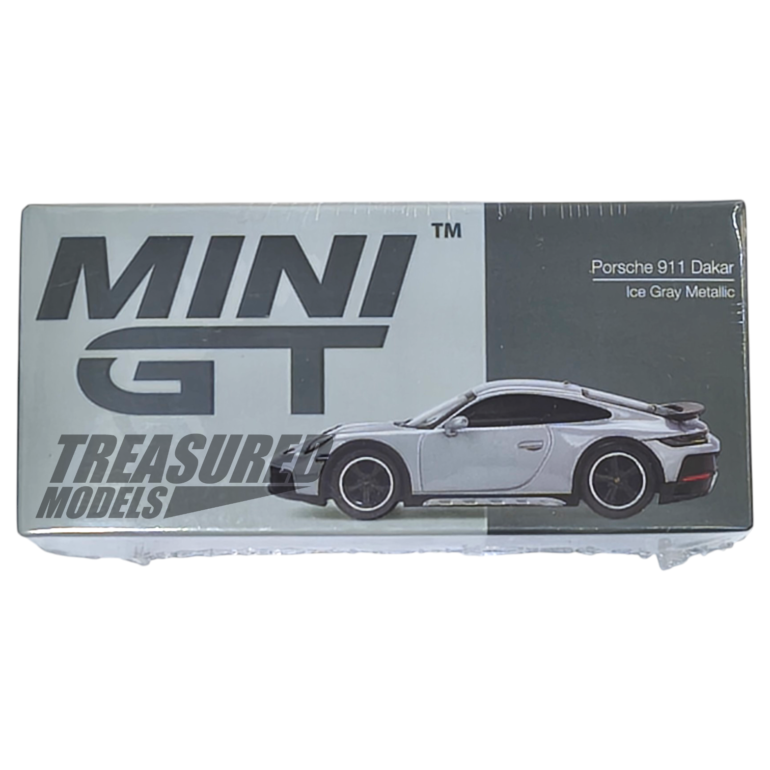 Mini GT Porsche 911 Dakar Ice Gray Metallic MGT00891 1/64 Die Cast