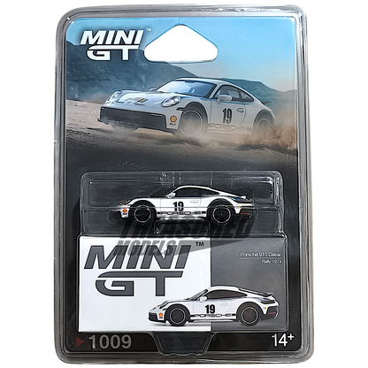 Mini GT Porsche 911 Dakar Rally 1974 Blister Packaging MGT01009 1/64 Diecast