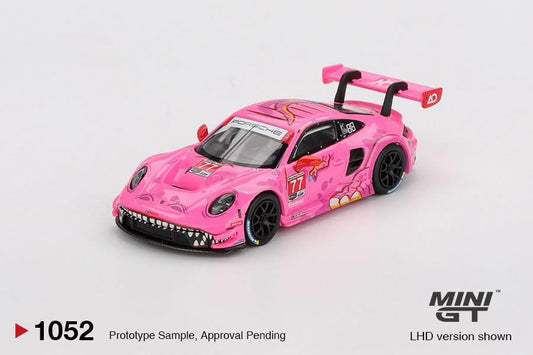 Mini GT Porsche 911 GT3 R #77 AO Racing 2024 IMSA Road America (Blister Packaging)1/64 Die Cast