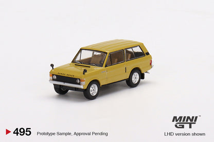 Mini GT Range Rover 1971 Bahama Gold MGT00495 1/64 Die Cast