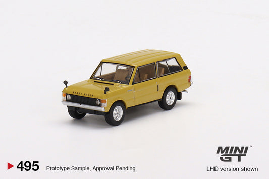 Mini GT Range Rover 1971 Bahama Gold MGT00495 1/64 Die Cast