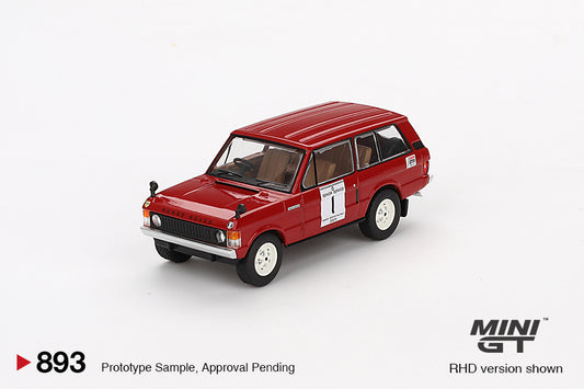 Mini GT Range Rover 1971 International Hillrally Winner MGT00893 1/64 Diecast