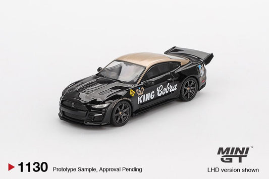 Mini GT Shelby GT500 Dragon Snake Concept Black Gold MGT01130 1/64 Diecast