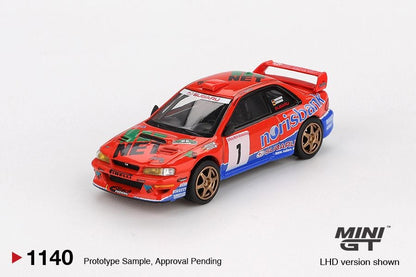Mini GT Subaru Impreza WRC97 #1 1999 DRM Champion MGT01140 1/64 Diecast