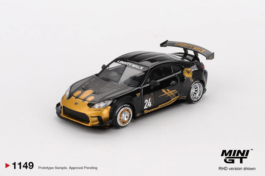 Mini GT Toyota GR86 LB★Nation Black  Gold MGT01149 1/64 Diecast