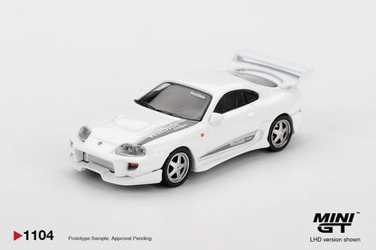 Mini GT Toyota Supra VeilSide Combat V-I White MGT01104 1/64 Diecast