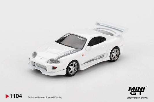 Mini GT Toyota Supra VeilSide Combat V-I White MGT01104 1/64 Diecast