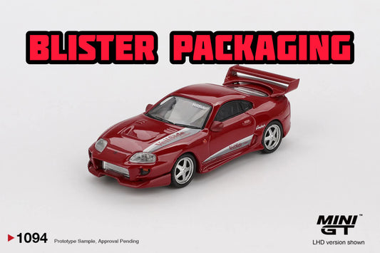 Mini GT Toyota Supra VeilSide Combet V-I Red Blister Packaging MGT01094 1/64