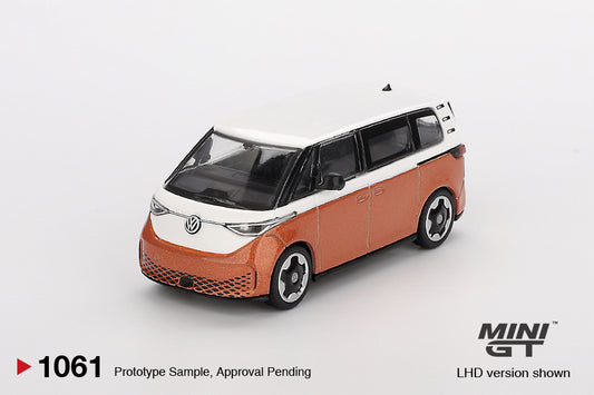 Mini GT Volkswagen ID.Buzz Candy White &nbsp;Energetic Orange MGT01061 1/64 Die Cast