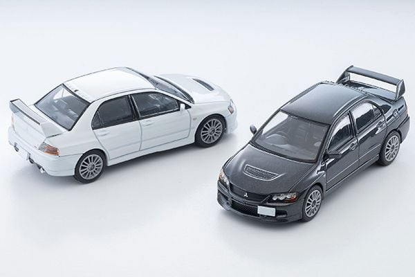 TomyTec Mitsubishi 2006 Lancer GSR Evolution IX MR Gray LV-N349a 1/64 Diecast