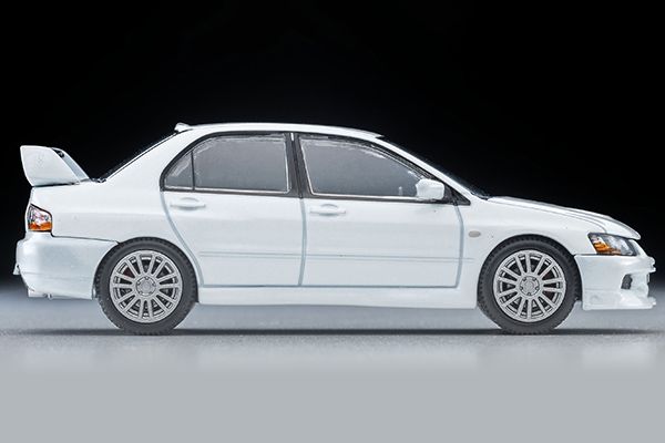 TomyTec Mitsubishi 2006 Lancer GSR Evolution IX MR White LV-N349b 1/64 Diecast