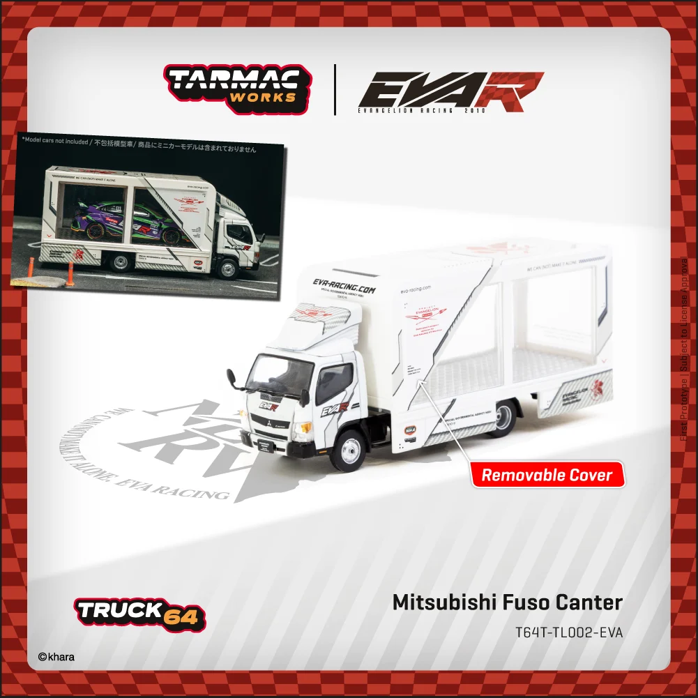 Tarmac Works Mitsubishi Fuso Canter EVA Racing 1/64 Diecast