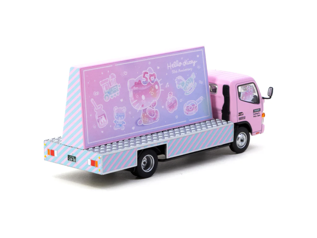 Tarmac Works Mitsubishi Fuso Canter Hello Kitty Billboard Truck64 T64T-TL002-HK 1/64 Die Cast