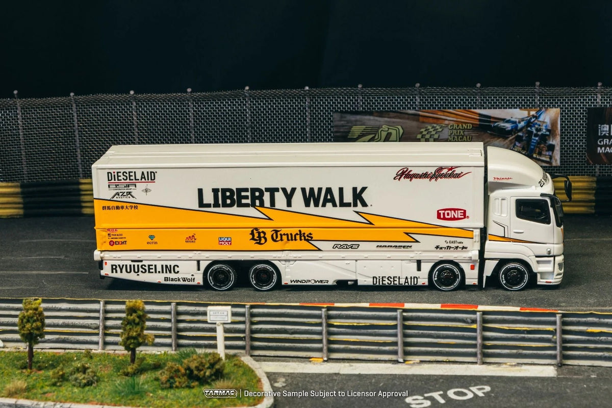 Tarmac Works Mitsubishi Fuso Super Great LB-TRUCKS T64T-TL001-LBY 1/64 Diecast