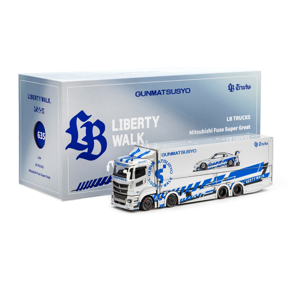 GCD Mitsubishi Fuso Super Great Transport LBWK TAS 2026 1/64 Diecast ...