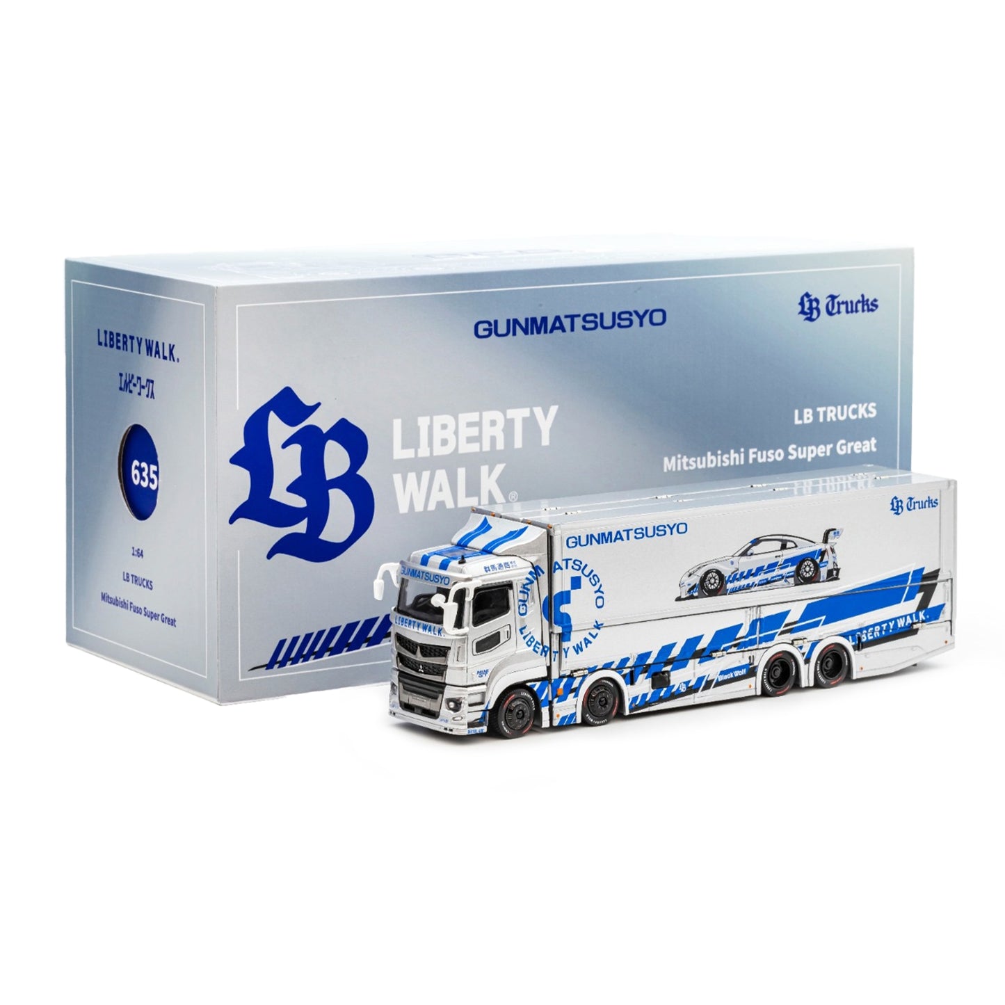 GCD Mitsubishi Fuso Super Great Transport LBWK TAS 2026 1/64 Diecast