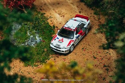 Tarmac Works Mitsubishi Lancer Evolution II Hong Kong Beijing Rally 1994 K. Eriksson - S. Parmander T64G-049-94HKBR03 1/64 Diecast