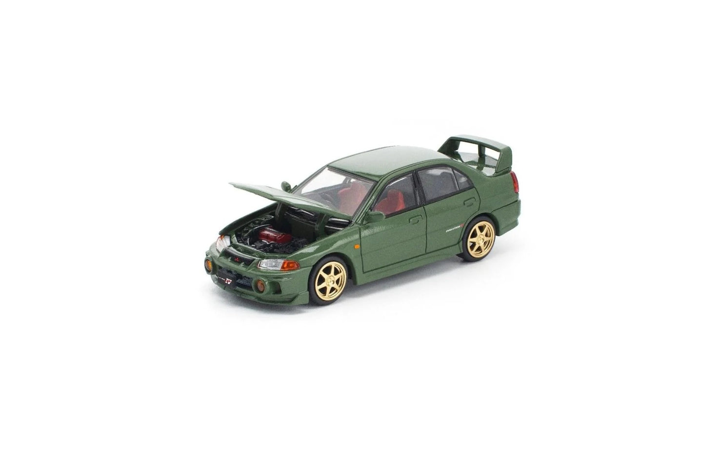 Pop Race Mitsubishi Lancer Evolution IV Green PRE022 1/64 Diecast