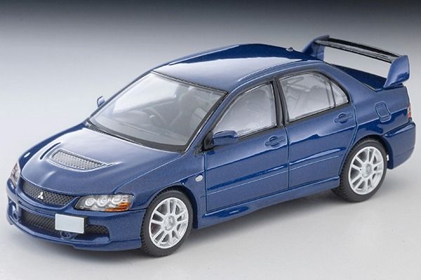 TomyTec Tomica Limited Vintage NEO Mitsubishi Lancer Evolution IX GSR (Blue) 2005 LV-N376b 1/64 Diecast
