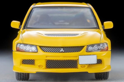 TomyTec Tomica Limited Vintage NEO Mitsubishi Lancer Evolution IX GSR (Yellow) 2005 LV-N376a 1/64 Diecast