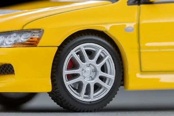 TomyTec Tomica Limited Vintage NEO Mitsubishi Lancer Evolution IX GSR (Yellow) 2005 LV-N376a 1/64 Diecast