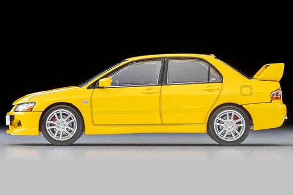 TomyTec Tomica Limited Vintage NEO Mitsubishi Lancer Evolution IX GSR (Yellow) 2005 LV-N376a 1/64 Diecast