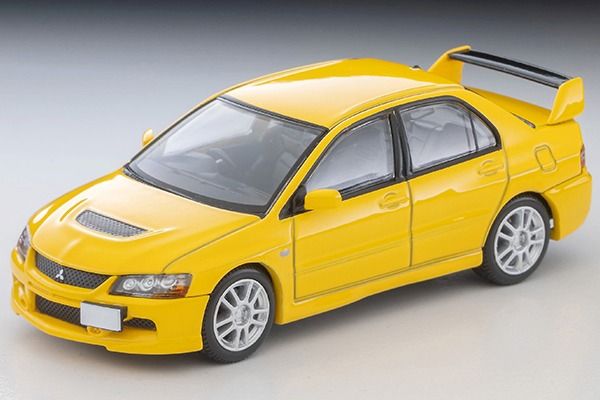 TomyTec Tomica Limited Vintage NEO Mitsubishi Lancer Evolution IX GSR (Yellow) 2005 LV-N376a 1/64 Diecast
