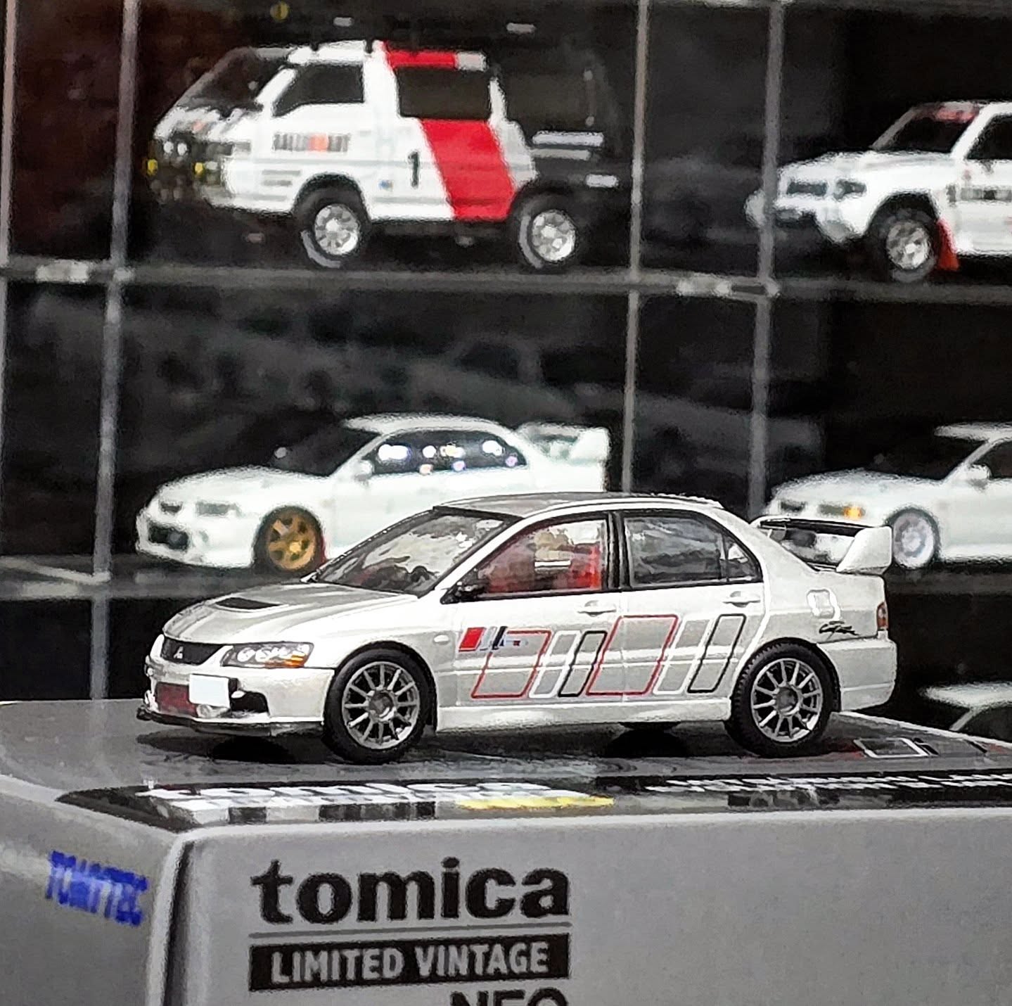 TomyTec Mitsubishi Lancer GSR EVO IX MR Ralliart Silver IDE 2025 1/64 Diecast
